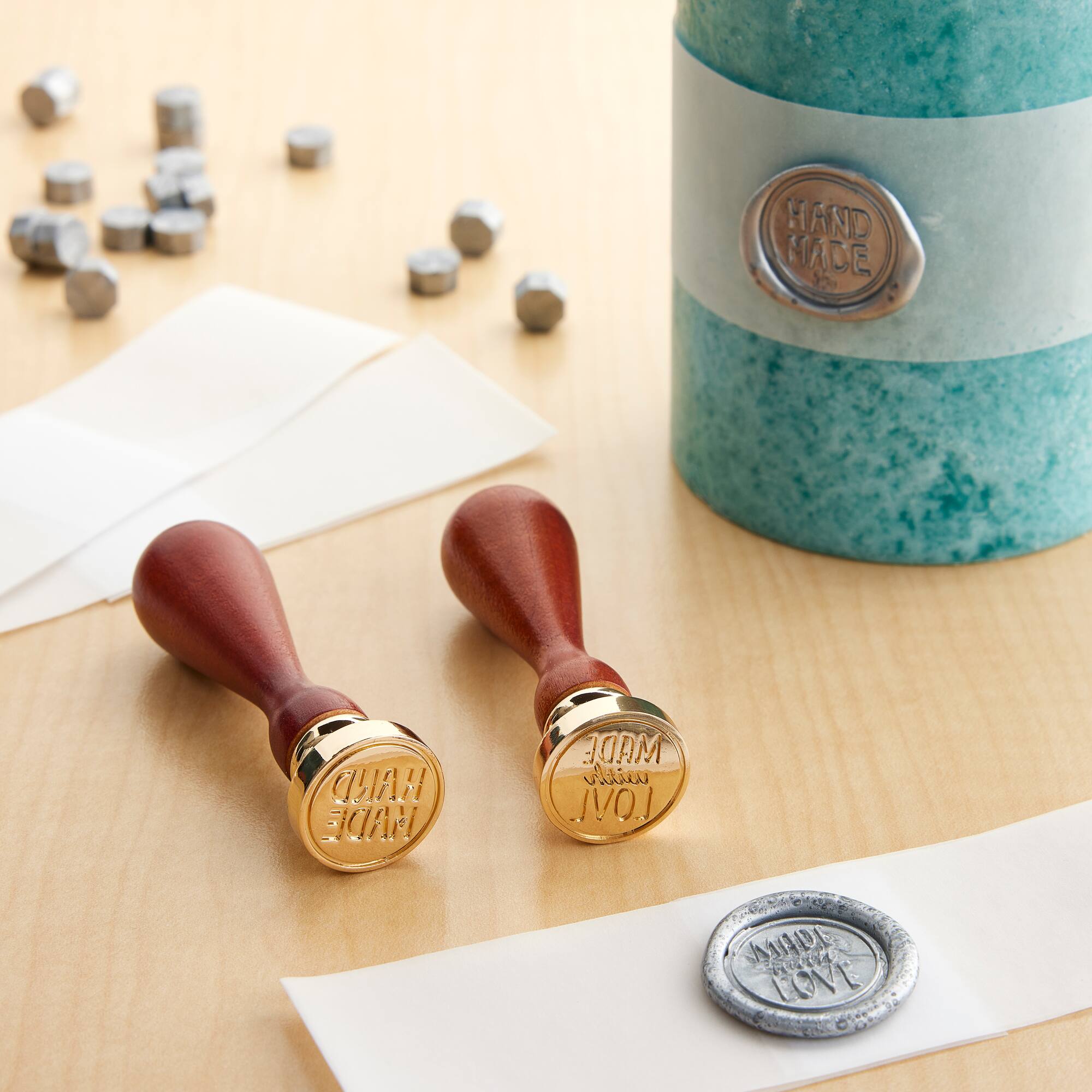 Made with Love & Hand Made Wax Stamp Set by Recollections™